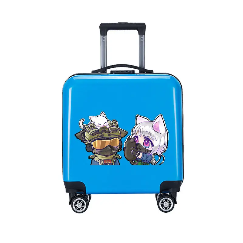 20-inch-children's-luggage-with-18-digit-password-lock-unisex-student-travel-suitcase-delta-q-version-luna-cartoon-style