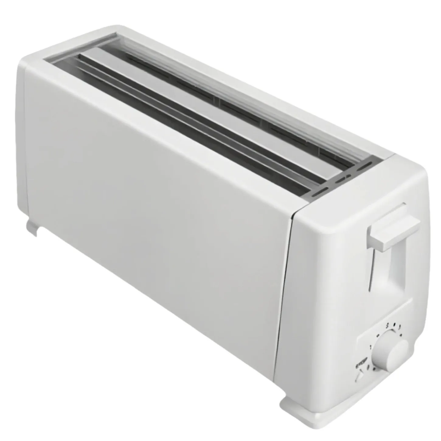 4 Slice Bread Browning Machine, Wide Slot Breakfast Maker, Adjustable Toasting Levels for Home Kitchen Use