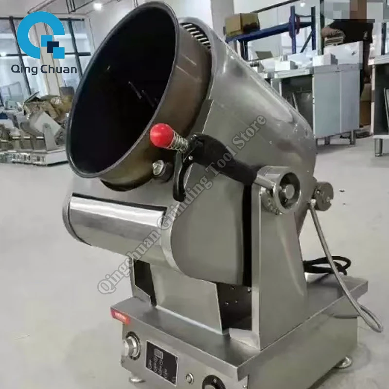 Stir Fry Machine Large Restaurants  Drum Frying Pans Commercial Multifunctional Canteens Cooking Machine By Sea