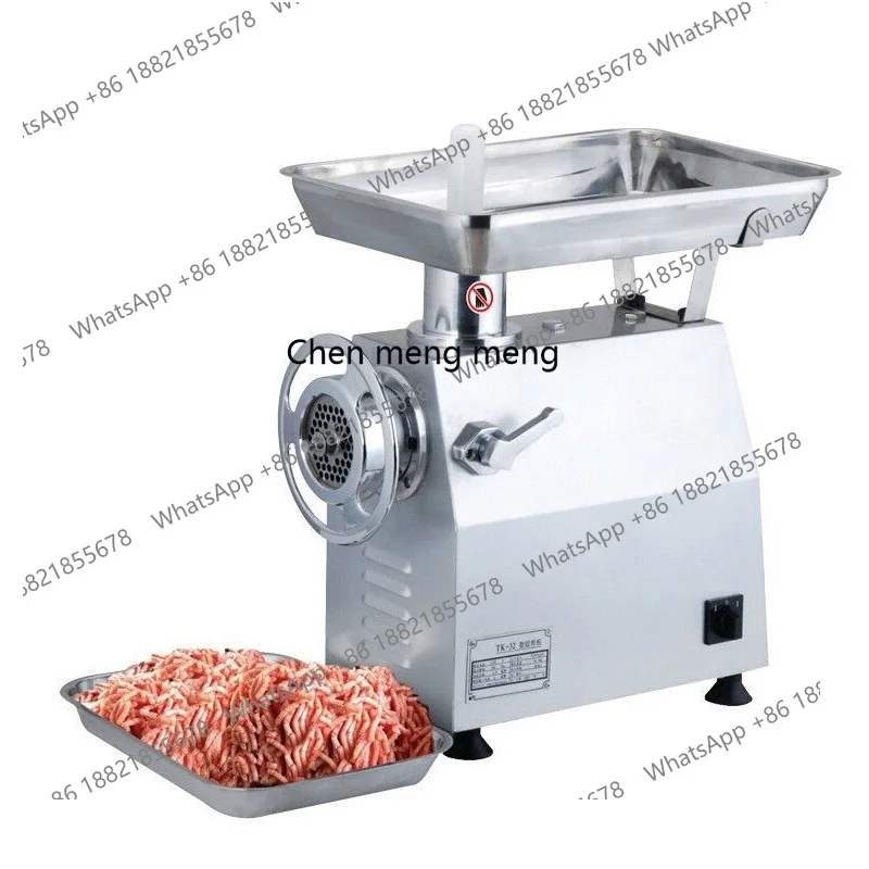 Kommerzieller Fleischmischer aus Edelstahl, multifunktionale Einlaufmaschine, leistungsstarker elektrischer mikrogefrorener Fleischwolf im Großhandel