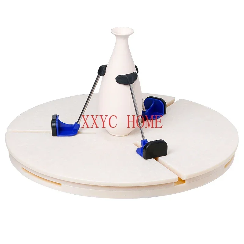 Ceramic Triangle   Automatic Centering Teaching Trimming Artifact Vase Bowl Cup Novice Embroidery Tool