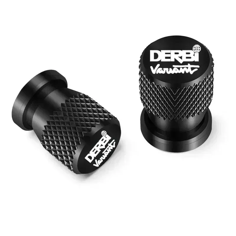 2 قطعة دراجة نارية CNC الإطارات صمام منفذ الهواء الجذعية غطاء غطاء التوصيل اكسسوارات ل DERBI DERBI البديل SPORT R #5