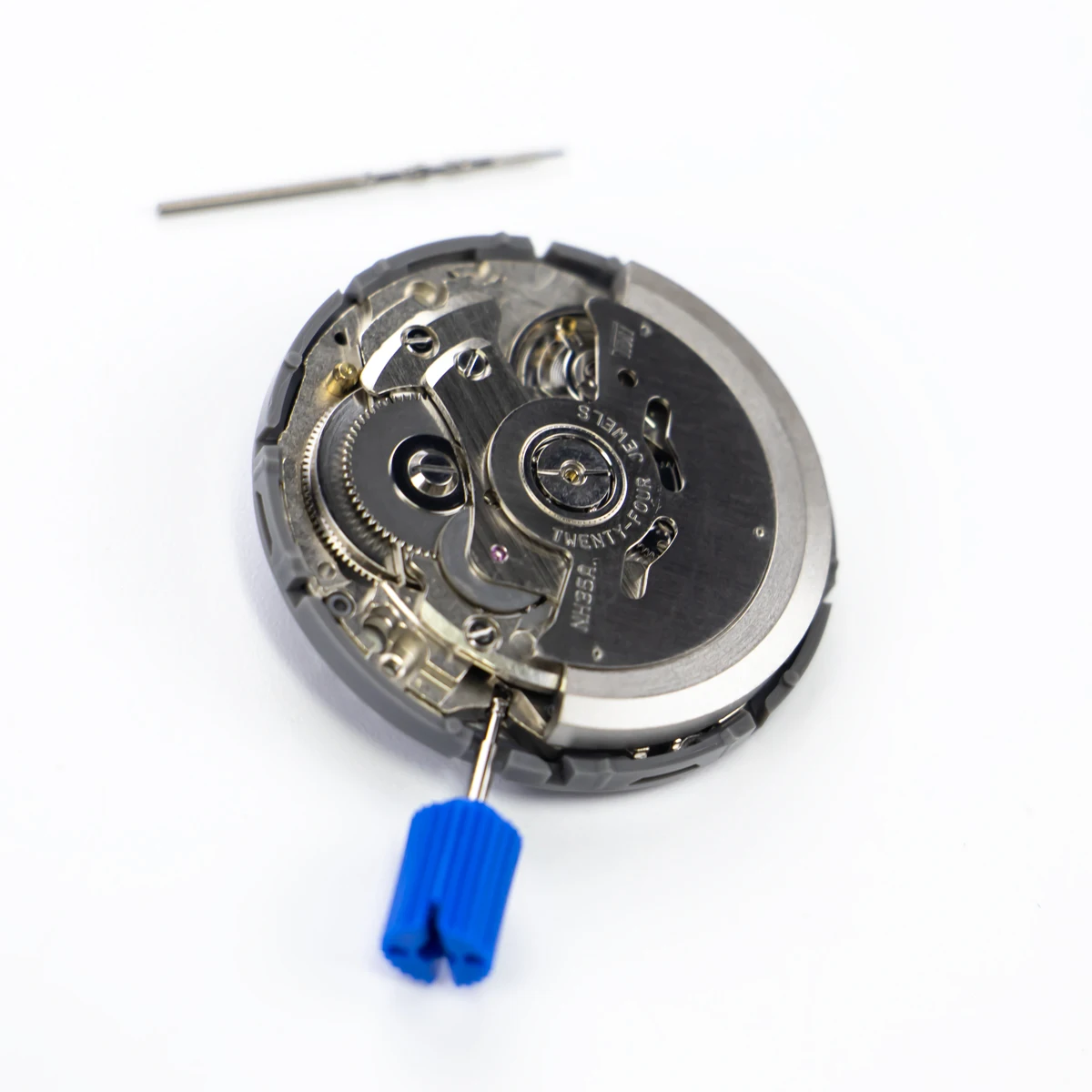 حركة ميكانيكية أصلية NH35 عجلة التاريخ الأحمر المعدلة 3.0/3.8 كراون اليابان Mod NH35A آلية قرص أحمر بأرقام بيضاء #3