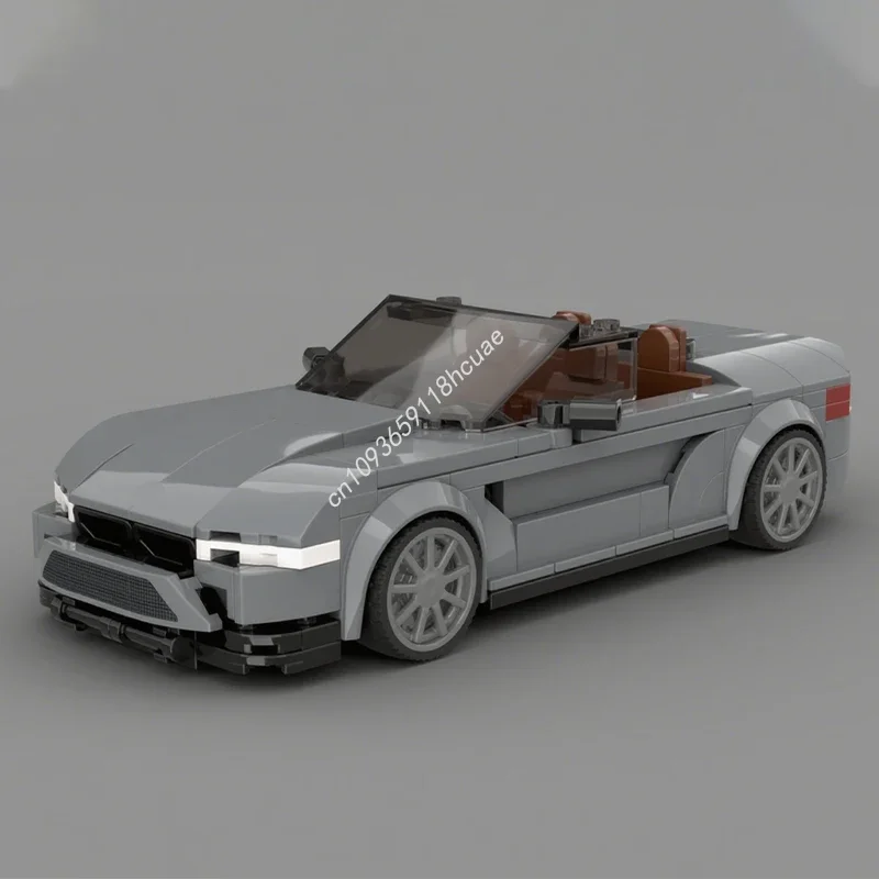 

580pcs MOC BMWes M8 pack Cabrio & GTE City Champion supercar Building Blocks Christmas Children Stress-Relief Collector for Gift