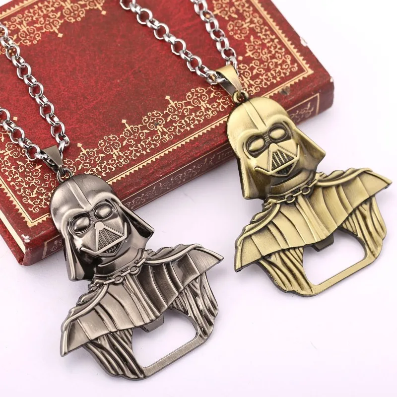 スター・ウォーズ-ダース・ベイダー-ボトルオープナーネックレス-欧米で流行のアクセサリー、誕生日プレゼントに最適-2026