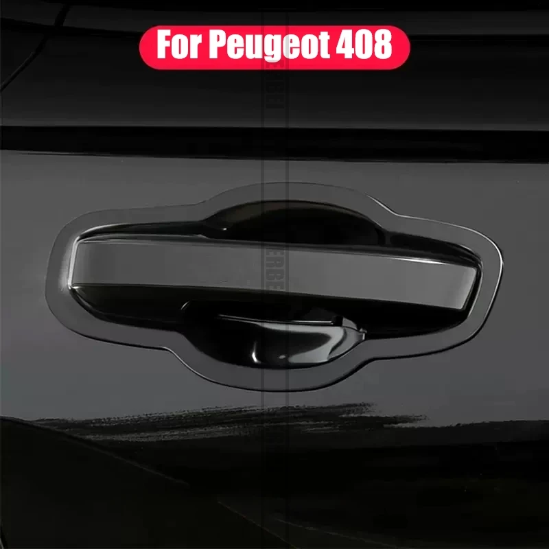 For Peugeot 408 2023 fuel tank cap modification special stainless steel fuel tank cap decoration protection glitter accessories