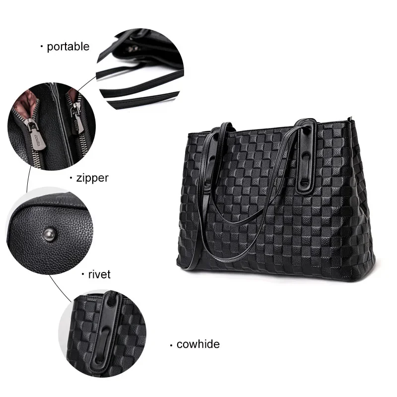 100% ของแท้ cowhibolso mano cuero Genuino Para mujer, bolso UN hombro CON estampado Vaca Gran capacida