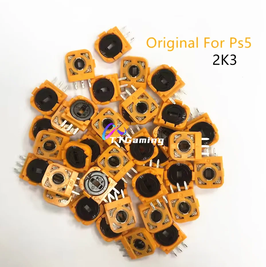50 Uds. Reemplazo de alpes para potenciómetro de eje de Joystick PS5 Original nuevo Sensor de botón de palo analógico 3D Micro Mini interruptor