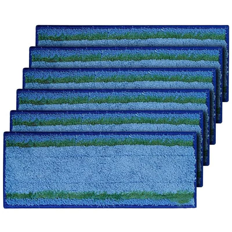 A56T 6Pcs Mop Pad Accessories for iRobot Braava Jet M6 Series Ultimate Robot Mop,Washable and Reusable Robot Wet Mopping Pads