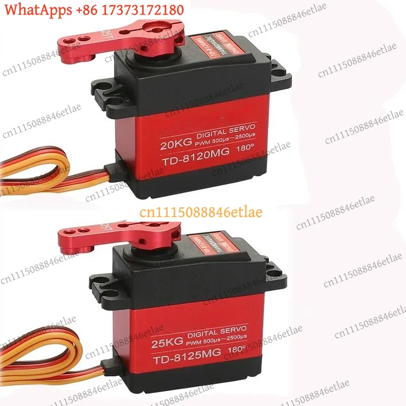 k3 Waterproof Large Torque Digital Coreless Servo Metal Gears 25T Arm for RC Car 20KG 25KG 180° 270° 360°