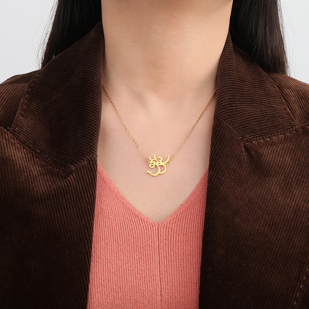 Dawapara Persische iranische Liebe Eshgh Farsi Halskette Persische Kalligraphie Halskette Edelstahl Schmuck Neujahrsgeschenk – Detail 17