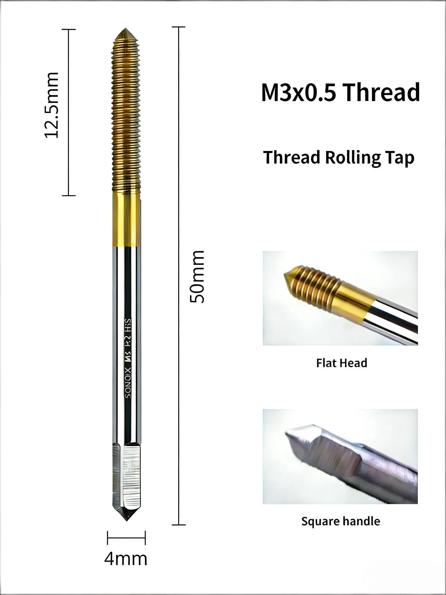 M3 × 0.5 Extrusion …