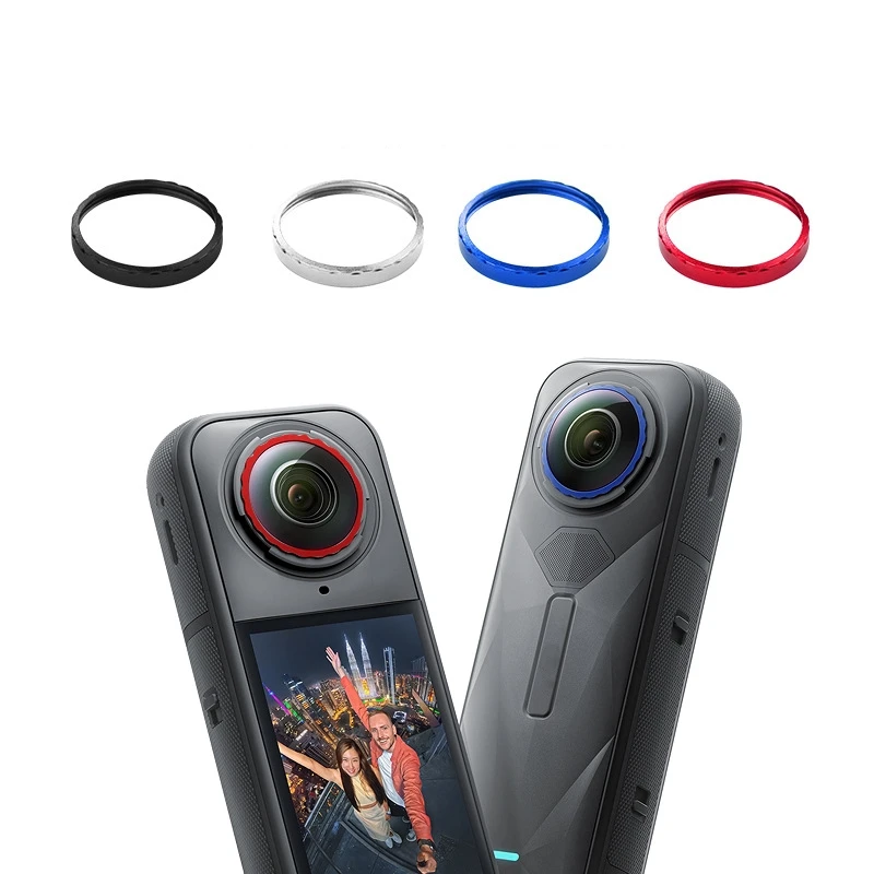 ل Insta360 X5 مجموعة عدسات قابلة للإزالة وقابلة للتبديل HD قطع غيار البصريات
