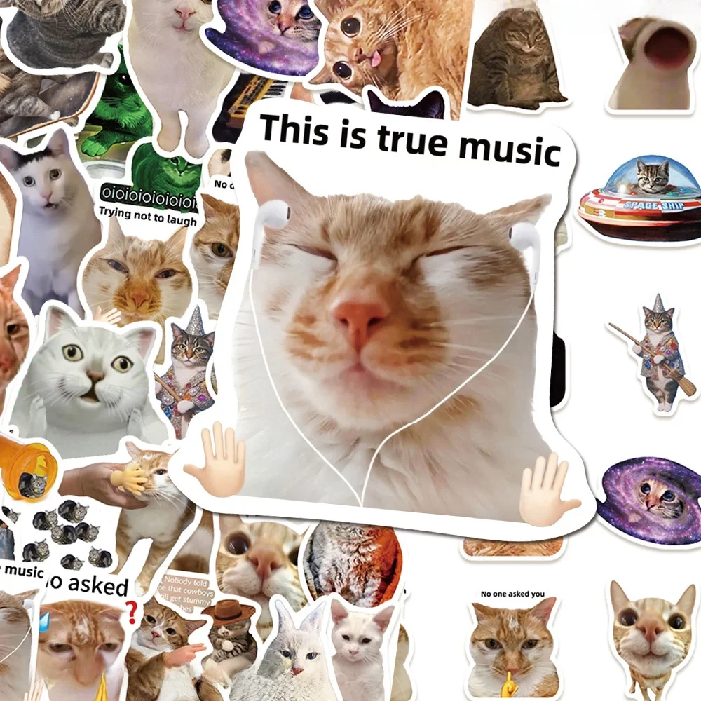 pacote-de-100-adesivos-impermeaveis-de-emocoes-de-gatos-sem-residuos-decoracao-divertida-produtos-de-papel-decorativos-diy