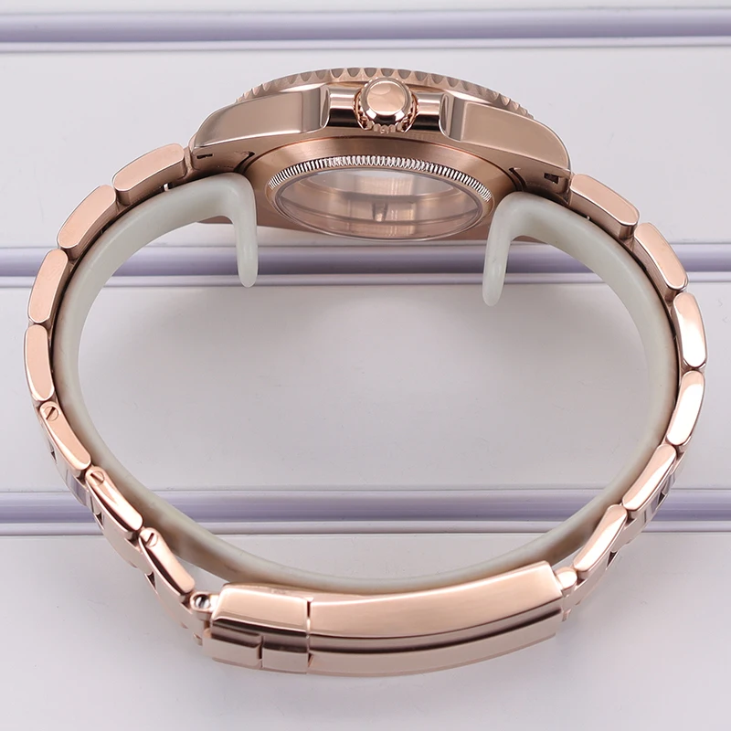 40mm nh35 nh36 Watch Case 20mm Strap Accessory Sapphire Crystal 100m Waterproof For NH35 NH36 34 Miyota8215 Eta2824 Movt gmt sub