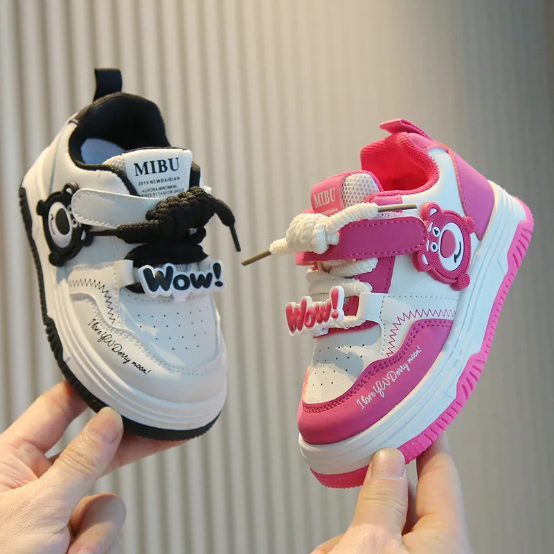 

Disney Kids White Sneakers 2025, Lightweight Casual Shoes for Boys & Girls, Soft Sole Cartoon Wear