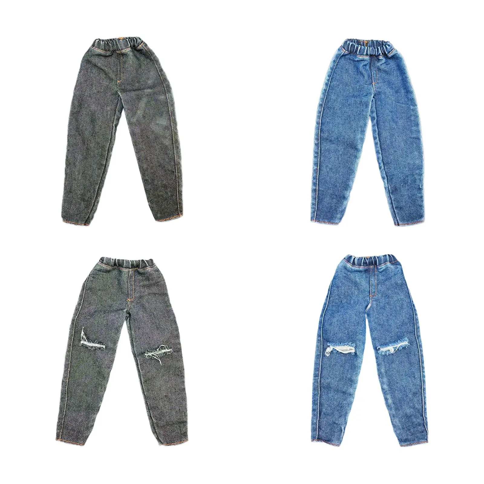 1:6 Schaal Actiefiguren Jeans 30cm Pop Decor DIY Pop Aankleden Cosplay Kostuum Stijlvolle Kinderen Volwassenen Geschenken Outfits Poppenkleding