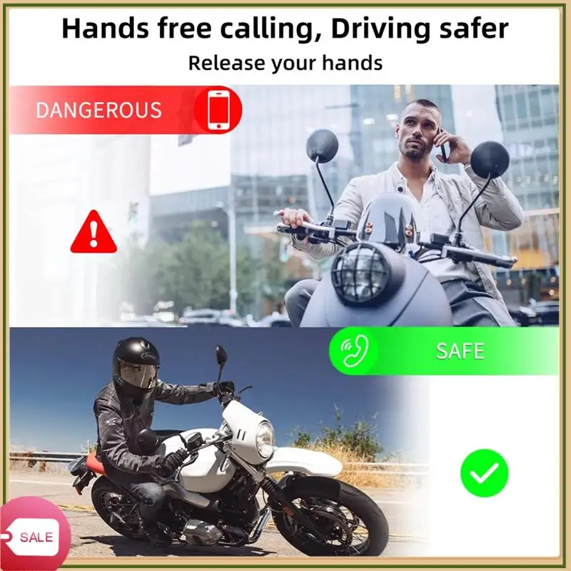 

Unique BT17 Motorcycle Helmet Headset Motorcycle Noise Reduction Earphone Stereo Music Player