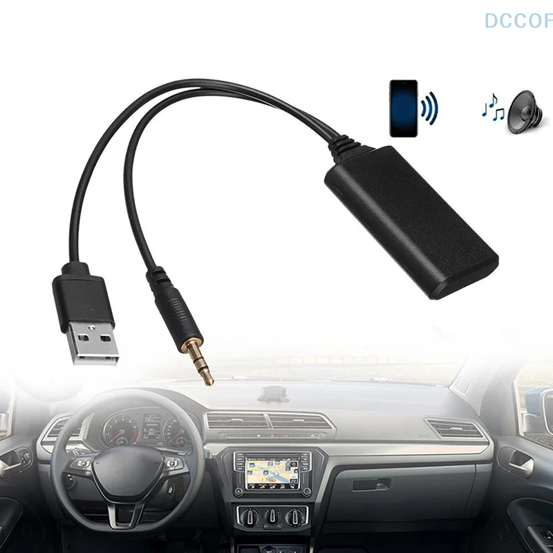 3.5mm universal carro sem fio bluetooth receptor compatível usb bluetooth cabo de áudio alta fidelidade qualidade som receptor bluetooth