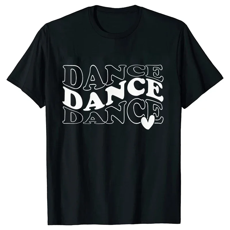 Women T-shirt Fashion Ballet Dancer Print Casual Dancing Ballet Ulzzang Blouse Harajuku Tshirt Ballet Party Tee Graphic Y2k Tops