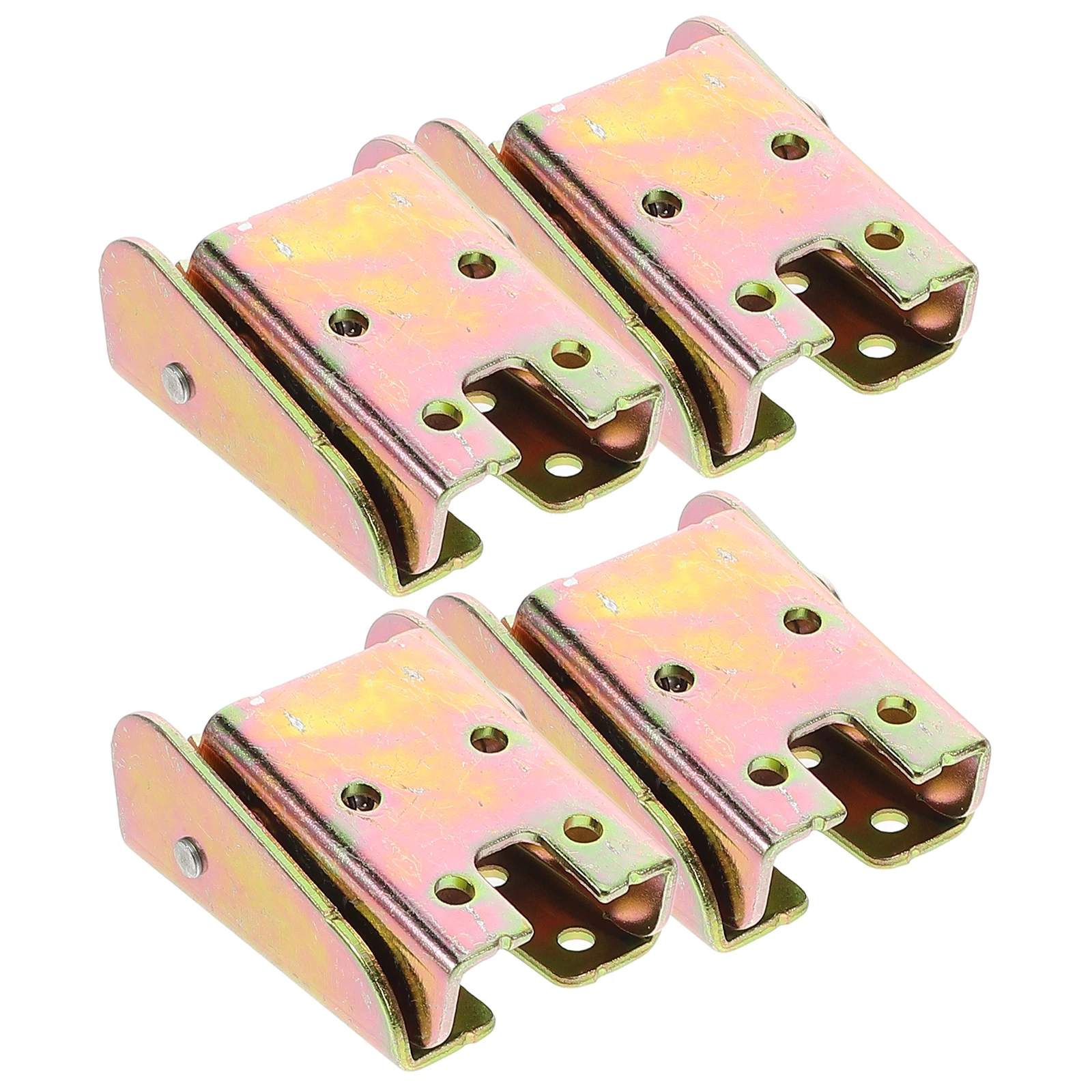 

Folding Hinge 4 Sets 90 Degree Selflocking Cabinet Door Hinges Kitchen Furniture Soft Close Durable Spacesaving Metal Screws