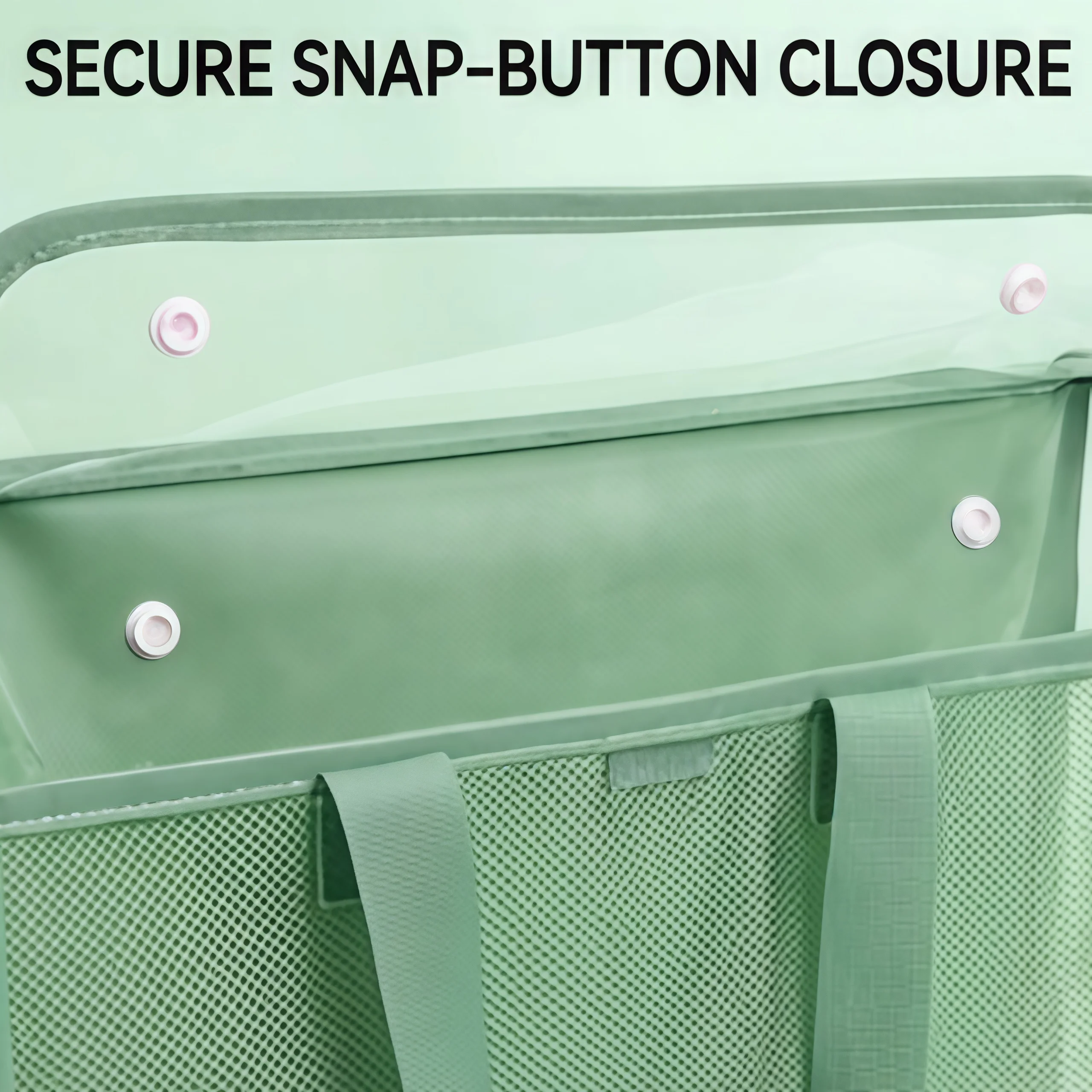 Waterproof Book Cover 36cm, Durable PVC Plastic Protector for School Books, Tear Resistant & Clear Green