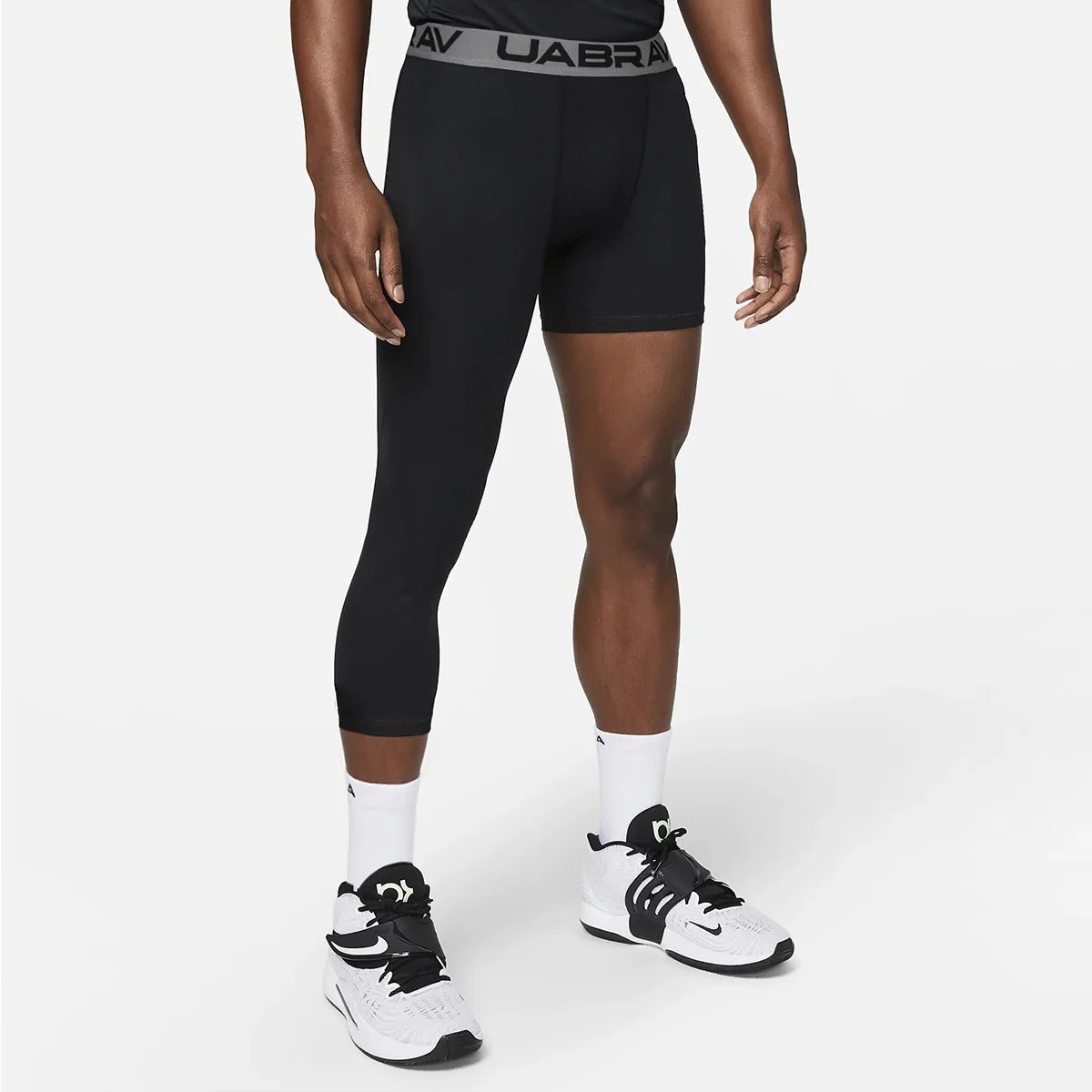 High Performance Men's Sports Leggings for Running and Training Men's Running Tights Nylon Spandex Compression Seamless