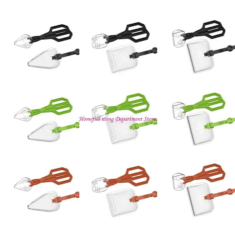 

Herpetology Enthusiasts Essential Clear Clamps Reptiles Feeding Tongs Pliers