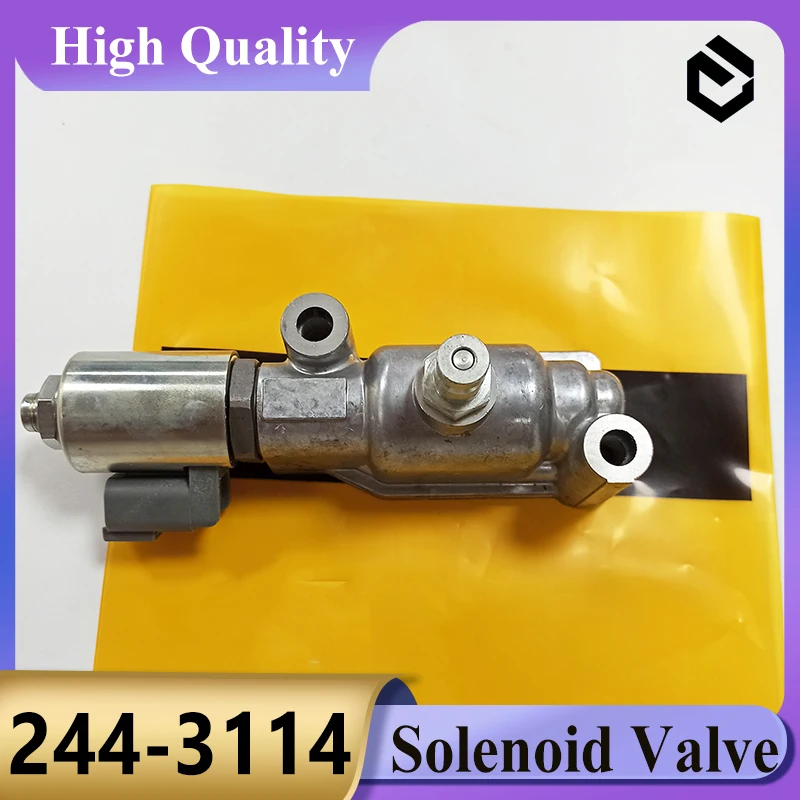 Solenoid Valve 244-3114 2443114 for Caterpillar CAT 525B 535B 545 621H 725 735 770G 775 for Excavator Parts