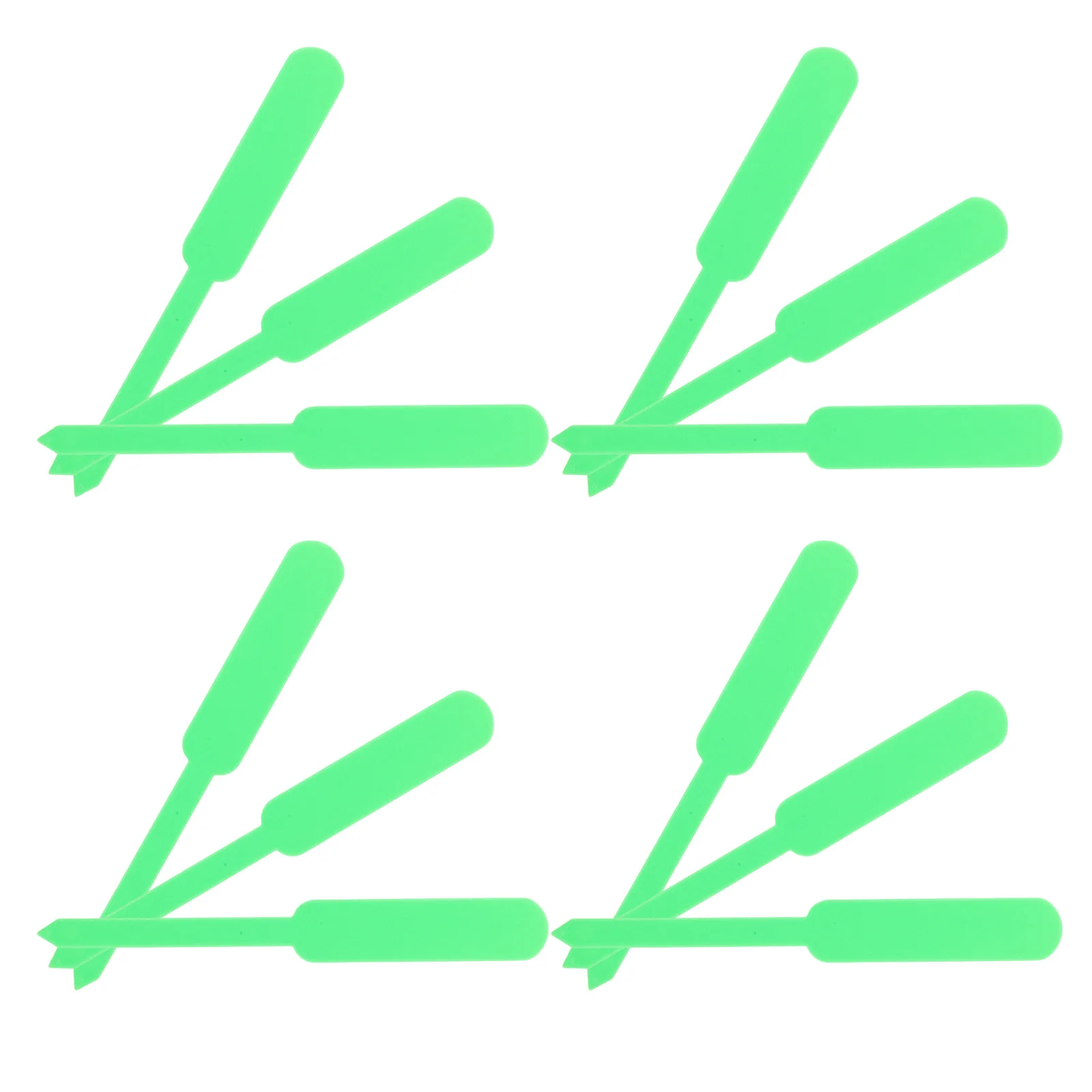 

200Pcs Garden Plant Markers Waterproof Plastic Nursery Tags Plant Identification Labels for Potted Plants Outdoor Use