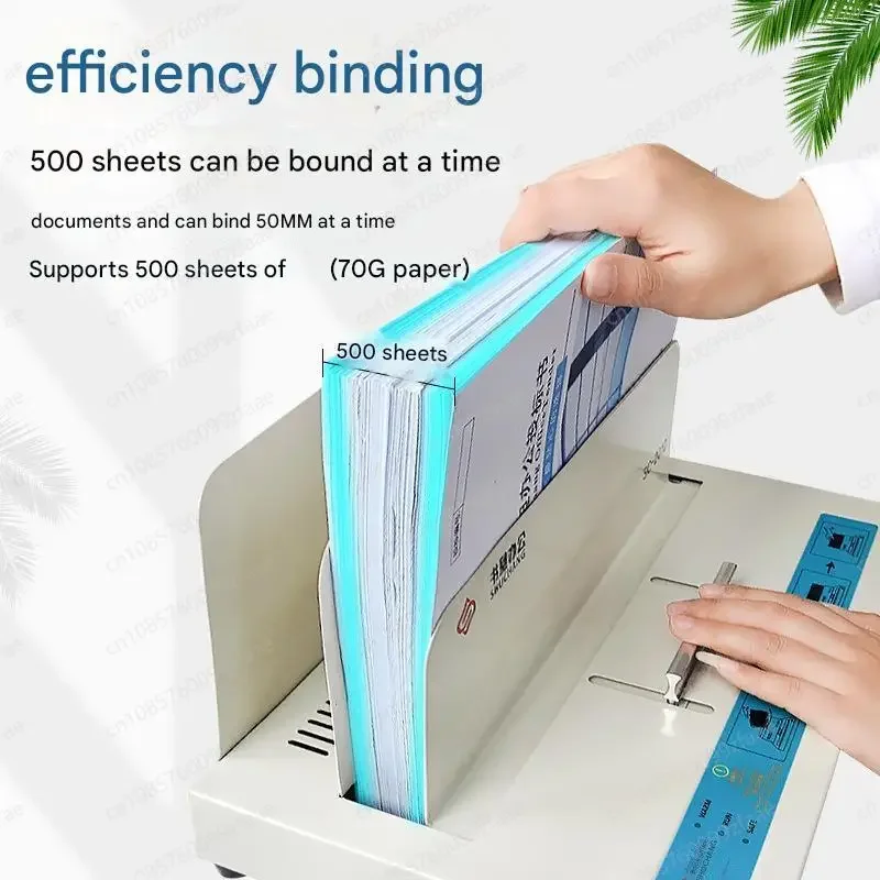 500 sheets office hot glue binding A3 A4 hot glue binding machine automatic hot glue binding machine