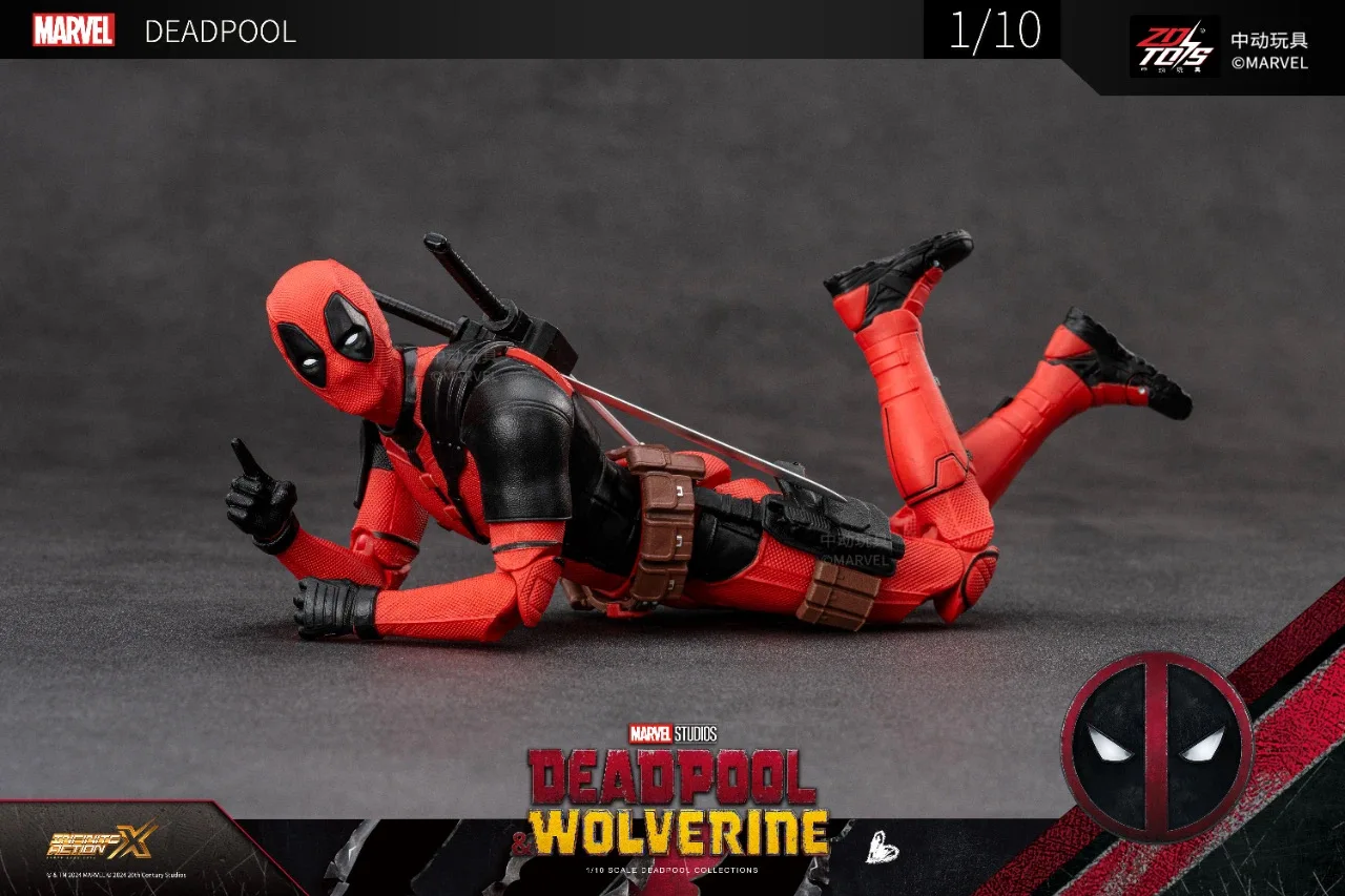 [in-stock] Zdtoys 1/10 Marvel Deadpool & Wolverine Model Toy Anime Gift Action Figures Collect