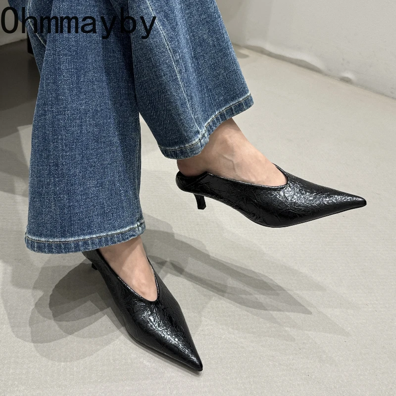 Elegant Pointed Toe Thin Heel Women's Office Pumps - 2026 Style