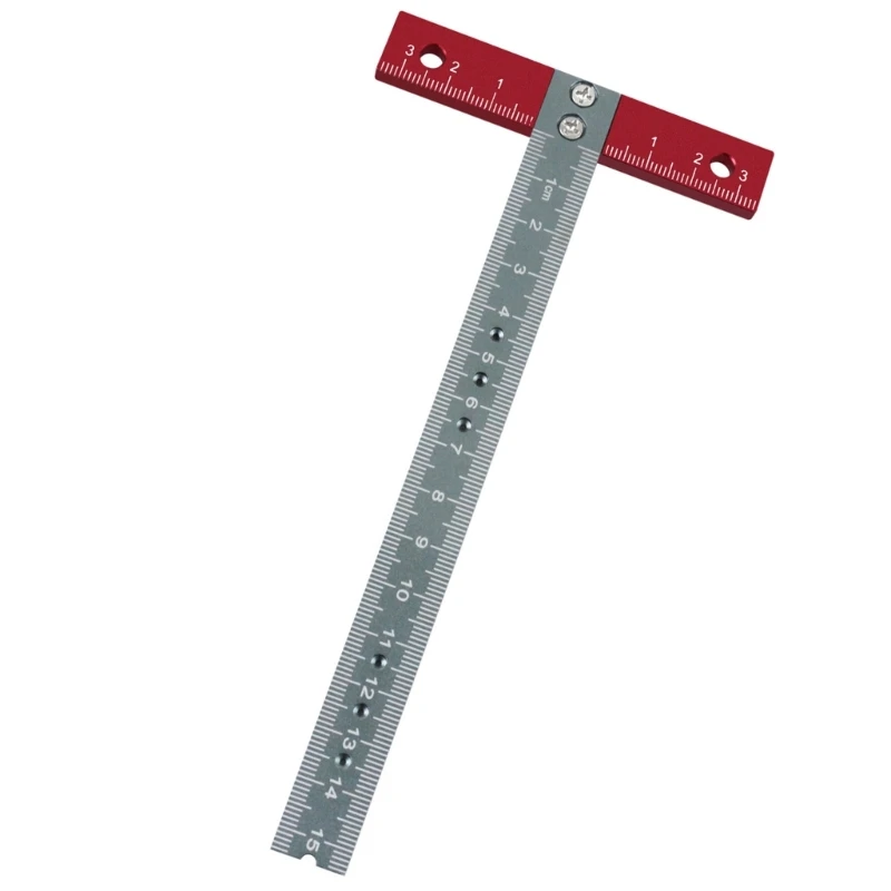 

New Drafting T Square Ruler with Precise Scale, Aluminum Alloy Construction, Perfect for DIY Enthusiasts Drafting Tool