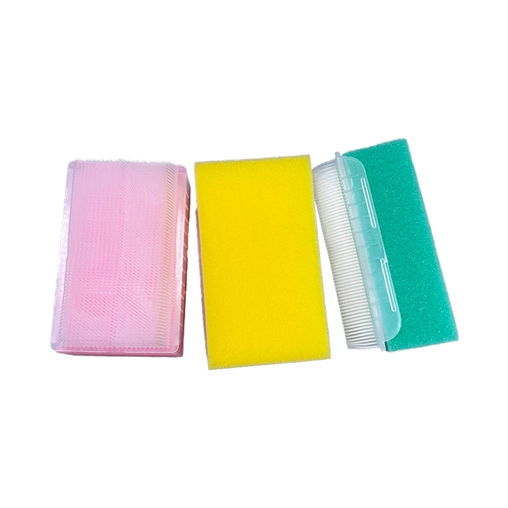 5pcs/bag Munkcare Wholesale Multi-Colored and Gentle A Versatile Sponge Hand Brush for Kids Surgical Sponge Scrub Brush