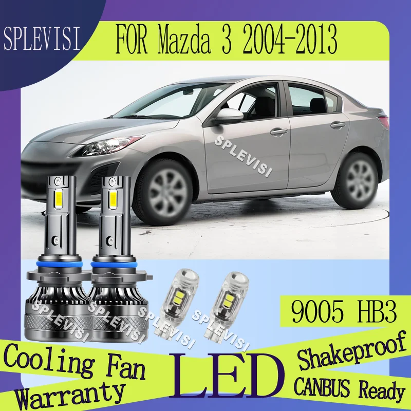 

Warranty 2 Year High Beam Plug and Play NO modification required For Mazda 3 2004 2005 2006 2007 2008 2009 2010 2011 2012 2013