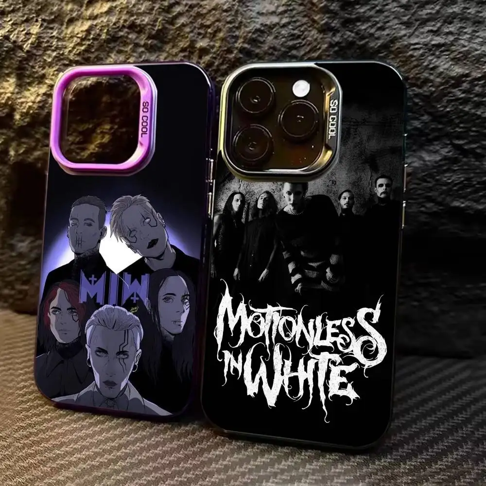 

MIW Motionless In W-Whites Phone Case For iPhone 17 16 15 14 13 12 11 Pro Max Plus Silver Matte Black Cover