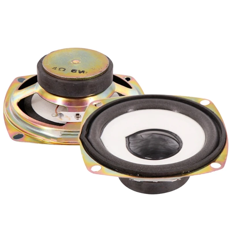 Y1UB 3Inch Speakers White Cone with Blistered Edges Speaker 5W 4Ω Woofer Horn