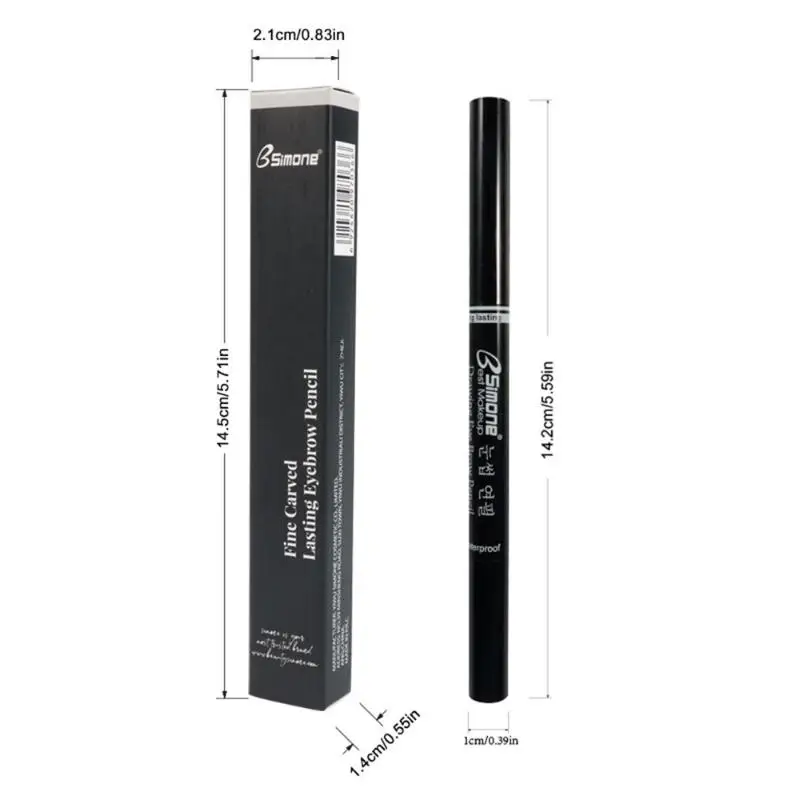 NEW Extremely Fine Double-headed Waterproof Eyebrow Pencil - Durable And Long Lasting For Beginner Women's Makeup Eye Brow Pen