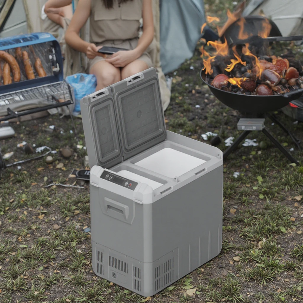 

TULX Fridge 12v for Car With Freezer Car Fridge Portable Compressor Car Fridge Freezer