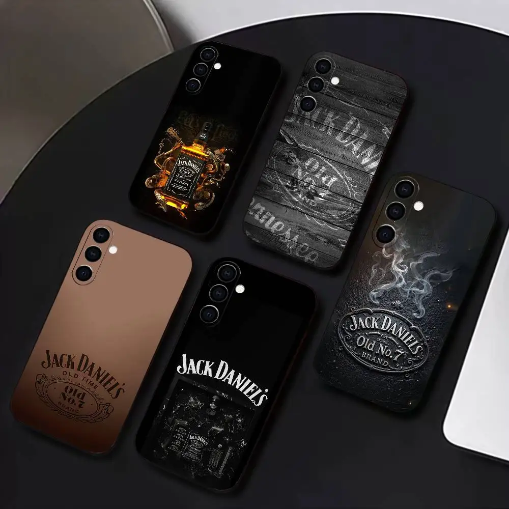 

J-Jack Classic Retro Phone Case for Samsung Galaxy A73/A72/A71/A70/A53/A52/A51 Soft Silicone Black Cover D-DaNiels Design