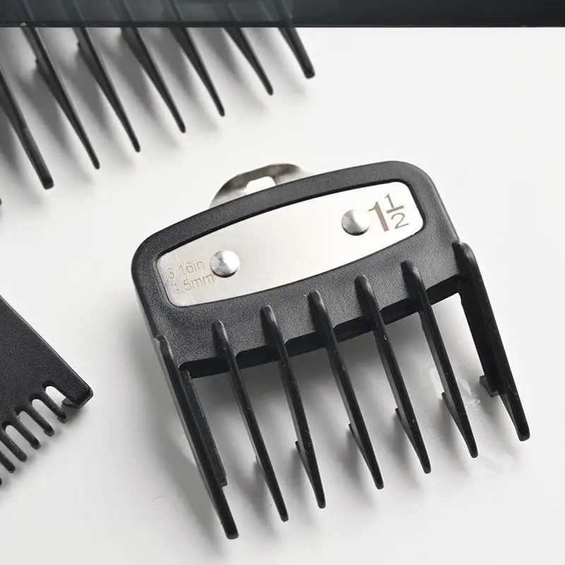 1/2/3/4 Stück Haarschneidemaschinen-Aufsätze, Führungskämme, Trimmer-Styling-Werkzeuge, schwarzes Limit-Kamm-Set, kompatibel mit 1,5 mm, 3 mm, 4,5 mm, 6 mm – Detail 5