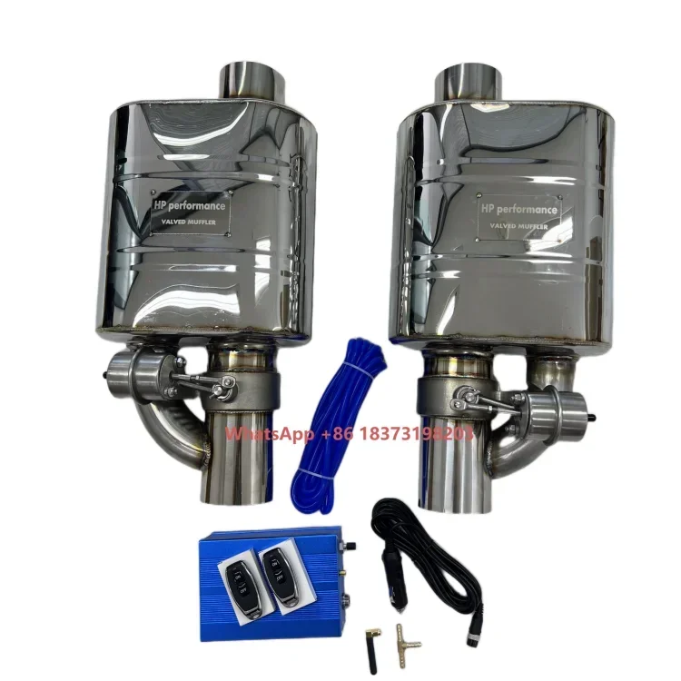 

Electronic Exhaust Muffler Controlled Sound Deep Roar or Silent Mode Fits Most Cars & Trucks