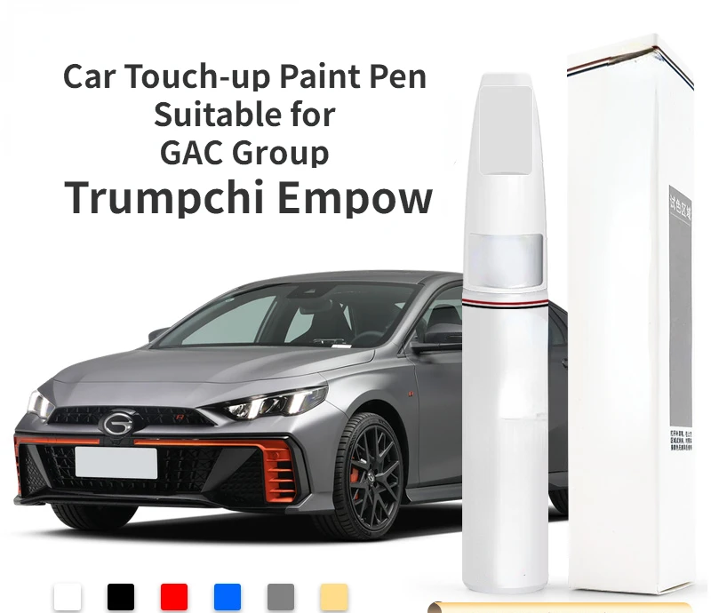 Автомобильная ручка для перекрашивания, подходит для GAC Group Trumpchi Empow, фиксатор краски Moon Gray, оригинальная краска для ремонта царапин, зеленая, белая
