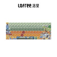 Lofree 84/100 theme keycaps PBT mechanical keyboard, low axis keycaps Does not include keyboard good-looking high-quality Cute
