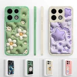 Coque For Xiaomi Redmi Note 13 Pro 4G Purple Star Case Soft Silicone Shockproof Funda For Note 13Pro Phone Bags Bumper Capa