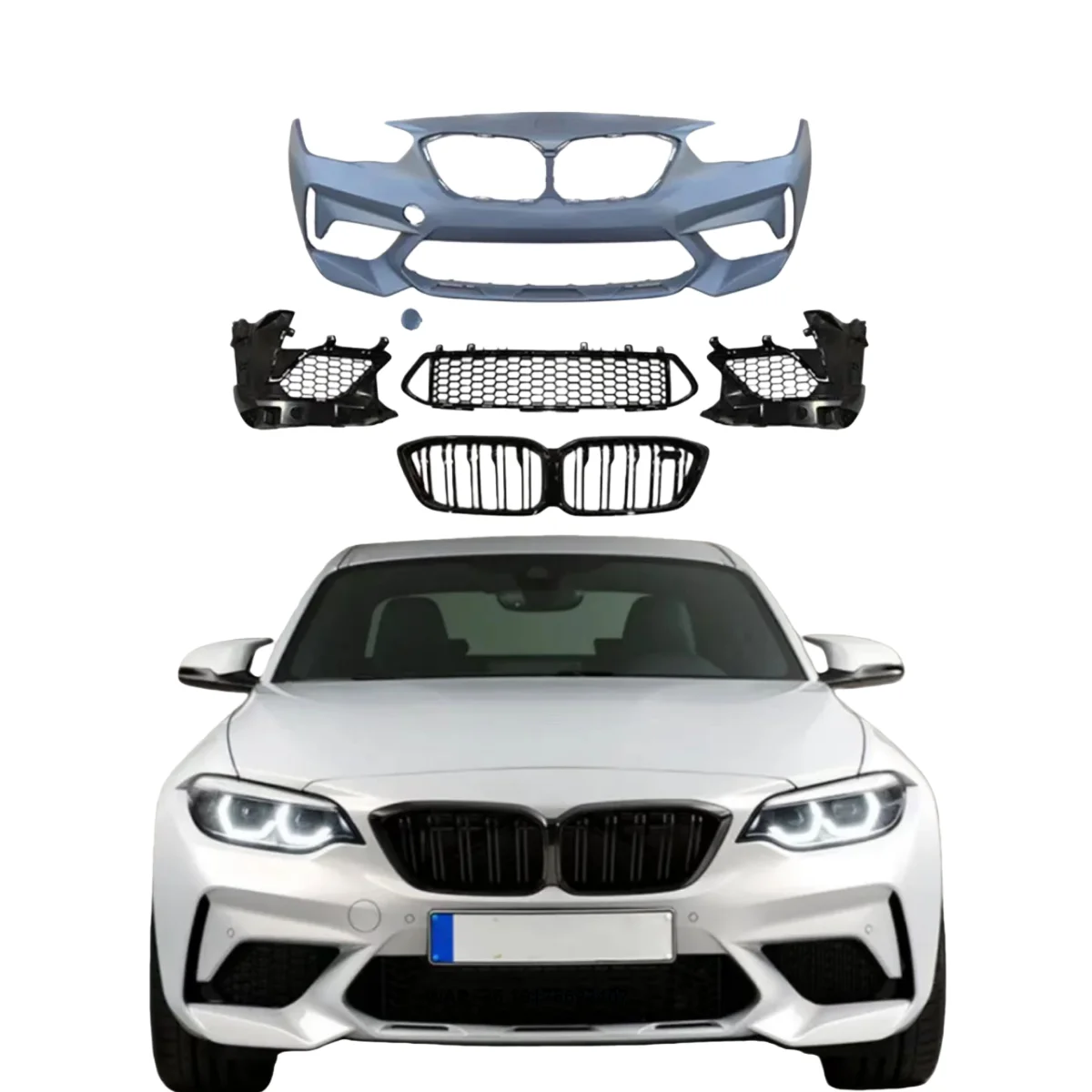 

Suitable forBMW 2 Series Front and Rear Spoilers, Side Skirts, Body Kits, Fenders, Trunk Lids, and Front and Rear Bumpers.