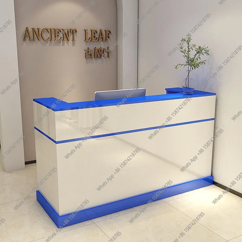 

XS Organizers Design Reception Desks Modern Beauty Shop Bar Luxury Hotel Reception Desks Restaurant Mostrador Trendy Furniture