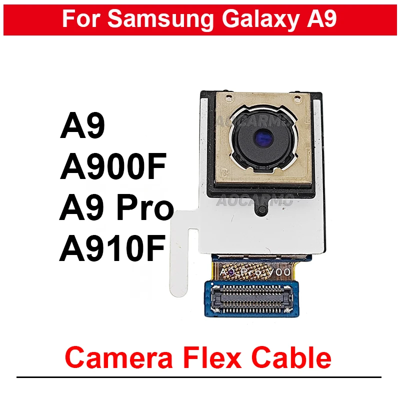 For Samsung Galaxy A9Pro 2016 A910 A9 A900F Front Facing Camera + Back Rear Camera Flex Cable Module Repair Replacement Parts