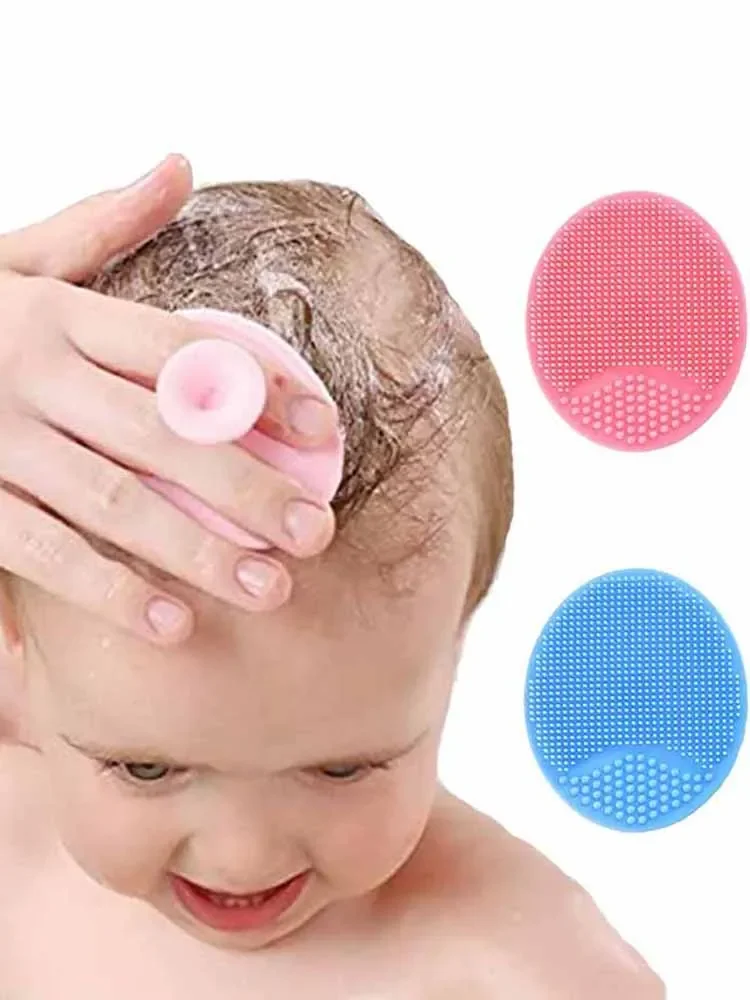 Brosse à cheveux pour bébé, brosse de douche pour enfants, lavage des cheveux, brosses de Massage, brosse à shampoing en Silicone pour nourrissons, accessoires de bain pour bébé